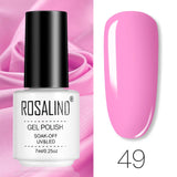 ROSALIND Gel Polish Set Manicure for Nails Semi Permanent Vernis top coat UV LED Gel Varnish Soak Off Nail Art Gel Nail Polish