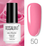 ROSALIND Gel Polish Set Manicure for Nails Semi Permanent Vernis top coat UV LED Gel Varnish Soak Off Nail Art Gel Nail Polish