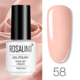 ROSALIND Gel Polish Set Manicure for Nails Semi Permanent Vernis top coat UV LED Gel Varnish Soak Off Nail Art Gel Nail Polish