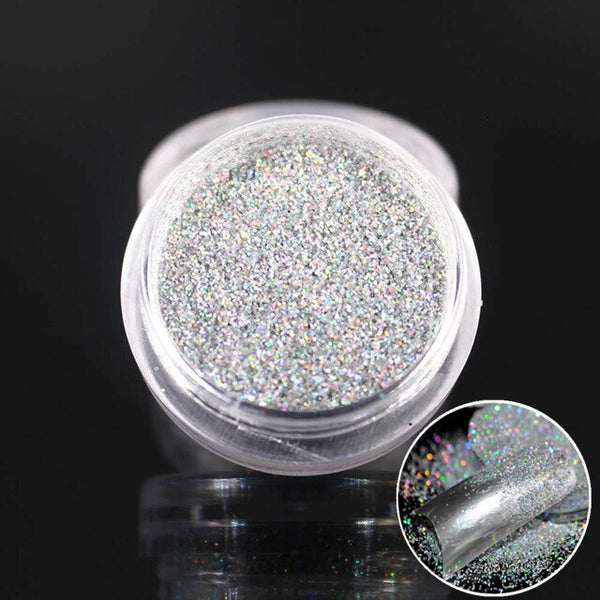 silvery-glitter