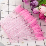 MEISHENJIE Good Quality Disposable 5-50 Pcs Crystal Eyelash Makeup Brushes Diamond Handle Mascara Wands Eyelash Extension Tools