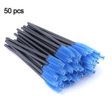 MEISHENJIE Good Quality Disposable 5-50 Pcs Crystal Eyelash Makeup Brushes Diamond Handle Mascara Wands Eyelash Extension Tools