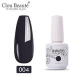 Clou Beaute UV LED Soak Off DIY Paint Gel Ink UV Gel Nail Polishes Lacquer 15ml Gel Polish Set Manicure Semi Permanent Vernis