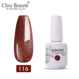 Clou Beaute UV LED Soak Off DIY Paint Gel Ink UV Gel Nail Polishes Lacquer 15ml Gel Polish Set Manicure Semi Permanent Vernis