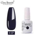 Clou Beaute UV LED Soak Off DIY Paint Gel Ink UV Gel Nail Polishes Lacquer 15ml Gel Polish Set Manicure Semi Permanent Vernis