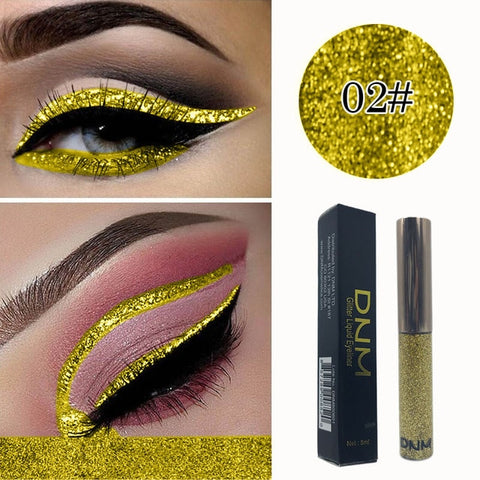 16 Colour Waterproof Matte Eye Cosmetics Shadow Eyeliner Long Lasting Sexy Charming Sequins  Eye Liner Pen maquiagem TSLM2