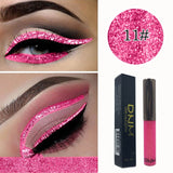 16 Colour Waterproof Matte Eye Cosmetics Shadow Eyeliner Long Lasting Sexy Charming Sequins  Eye Liner Pen maquiagem TSLM2