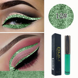 16 Colour Waterproof Matte Eye Cosmetics Shadow Eyeliner Long Lasting Sexy Charming Sequins  Eye Liner Pen maquiagem TSLM2