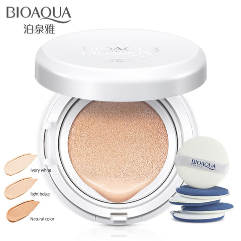 BIOAQUA Sunscreen Air Cushion BB Cream Concealer Moisturizing Foundation Whitening Makeup Bare For Face Beauty