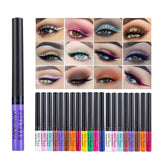 Eye Liner Pencil Cosmetic Waterproof Pen Liquid Eyeliner Make Up Beauty Eye Cosmetic Makeup Tool Maquiagem 12 Colour TSLM1