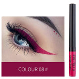 Eye Liner Pencil Cosmetic Waterproof Pen Liquid Eyeliner Make Up Beauty Eye Cosmetic Makeup Tool Maquiagem 12 Colour TSLM1