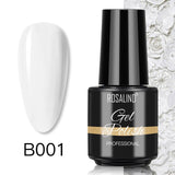 ROSALIND Gel Nail Polish7ML Varnishes Hybrid Semi Permanent Nail Polish Soak Off UV Gel for Nail Art Beauty Gel Lacquer