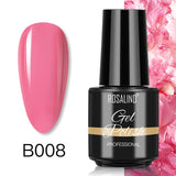 ROSALIND Gel Nail Polish7ML Varnishes Hybrid Semi Permanent Nail Polish Soak Off UV Gel for Nail Art Beauty Gel Lacquer