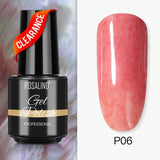 ROSALIND Gel Nail Polish7ML Varnishes Hybrid Semi Permanent Nail Polish Soak Off UV Gel for Nail Art Beauty Gel Lacquer