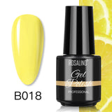 ROSALIND Gel Nail Polish7ML Varnishes Hybrid Semi Permanent Nail Polish Soak Off UV Gel for Nail Art Beauty Gel Lacquer