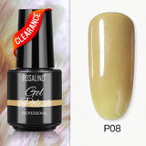 ROSALIND Gel Nail Polish7ML Varnishes Hybrid Semi Permanent Nail Polish Soak Off UV Gel for Nail Art Beauty Gel Lacquer