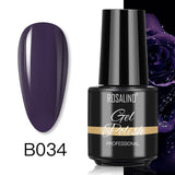 ROSALIND Gel Nail Polish7ML Varnishes Hybrid Semi Permanent Nail Polish Soak Off UV Gel for Nail Art Beauty Gel Lacquer