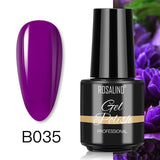 ROSALIND Gel Nail Polish7ML Varnishes Hybrid Semi Permanent Nail Polish Soak Off UV Gel for Nail Art Beauty Gel Lacquer