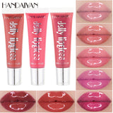 HANDAIYAN Candy Color Jelly Lip Gloss Lips Plumper Moisturizing Shine Lasting Liquid Lipstick Nourishing Makeup Cosmetic TSLM1