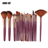 Makeup brushes Set 18 PC Cosmetics makeup Eyeliner Blending Highlighter Powder foundation Eyelash Eyebrow blush brush maquiagem