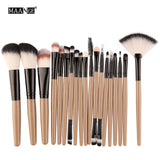 Makeup brushes Set 18 PC Cosmetics makeup Eyeliner Blending Highlighter Powder foundation Eyelash Eyebrow blush brush maquiagem