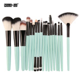 Makeup brushes Set 18 PC Cosmetics makeup Eyeliner Blending Highlighter Powder foundation Eyelash Eyebrow blush brush maquiagem