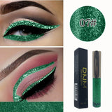 DNM Liquid Eyeliner Glitter Waterproof Long-lasting Make Up Eye Liner 16 Colour Quick-dry Eye Makeup Liquid Eyeline TSLM1