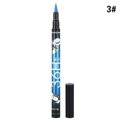 Cosmetic Make Up Quick Dry Not Blooming 2 In1 Eyeliner Stamp Liquid Eyeliner Pencil Waterproof Liquid Eye Liner Pen TSLM1