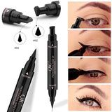 1PC Hot Double-ended Liquid Eyeliner Pencil Makeup Black Eye Liner Liquid Pencil Stamps Wing Eyeliner Pencil Cosmetic Tool TSLM1