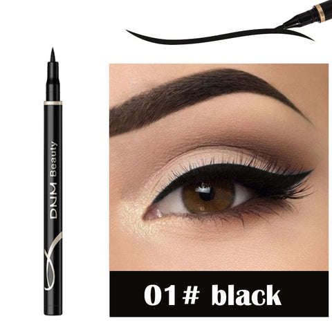 DNM 12 Color Eyeliner Pen Comestics Not Blooming Long-lasting Black Eye Liner Pencil Waterproof Quick Dry Liquid Eyeliner TSLM2