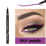 DNM 12 Color Eyeliner Pen Comestics Not Blooming Long-lasting Black Eye Liner Pencil Waterproof Quick Dry Liquid Eyeliner TSLM2