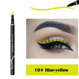 DNM 12 Color Eyeliner Pen Comestics Not Blooming Long-lasting Black Eye Liner Pencil Waterproof Quick Dry Liquid Eyeliner TSLM2