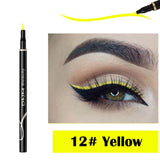 DNM 12 Color Eyeliner Pen Comestics Not Blooming Long-lasting Black Eye Liner Pencil Waterproof Quick Dry Liquid Eyeliner TSLM2