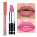 1/2/3/4Pcs Makeup Lip Gloss Matte Lipstick Set Make-Up for Women Easy to Color Lasting Waterproof Lipsticks Lip Gloss Cosmetics