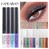 HANDAIYAN 1Pc Liquid Glitter Matte eyeliner Eyeshadow Pencil Eyes Makeup Brighten Shimmer Eye Liner Gel Lasting Cosmetics TSLM1