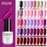 ROSALIND Gel Polish Set UV Vernis Semi Permanent Primer Top Coat 7ML Poly Varnish Gel Nail Art Manicure Gel Lak Polishes Nails