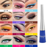 12 Colors Waterproof Liquid Matte Eyeliner Pencil Quick Dry Eye Liner Pencil Brown Purple Color Eyeliner Cosmetic Tool Dropship