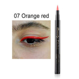 1Pcs Waterproof Colorful Liquid Eyeliner Pencils Fast Dry Long Lasting Thin Head Eye Liner Pen Makeup Tools Black/Blue/Red/Brown