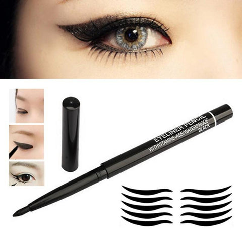 1PC Black Eyeliner Pen Waterproof Eye Liner Pencil Makeup Cosmetic Professional Long-lasting Eyeliner Maquillaje