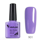 Venalisa 7.5ml soak off gel nail polish canni nail supply wholesale uv gel lacquer led color nail art glitter polish lamp