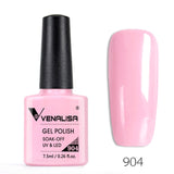 Venalisa 7.5ml soak off gel nail polish canni nail supply wholesale uv gel lacquer led color nail art glitter polish lamp