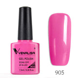 Venalisa 7.5ml soak off gel nail polish canni nail supply wholesale uv gel lacquer led color nail art glitter polish lamp