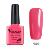 Venalisa 7.5ml soak off gel nail polish canni nail supply wholesale uv gel lacquer led color nail art glitter polish lamp