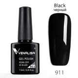 Venalisa 7.5ml soak off gel nail polish canni nail supply wholesale uv gel lacquer led color nail art glitter polish lamp