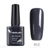 Venalisa 7.5ml soak off gel nail polish canni nail supply wholesale uv gel lacquer led color nail art glitter polish lamp