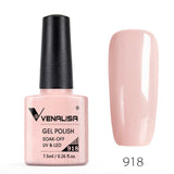 Venalisa 7.5ml soak off gel nail polish canni nail supply wholesale uv gel lacquer led color nail art glitter polish lamp