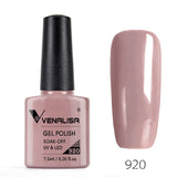 Venalisa 7.5ml soak off gel nail polish canni nail supply wholesale uv gel lacquer led color nail art glitter polish lamp