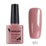 Venalisa 7.5ml soak off gel nail polish canni nail supply wholesale uv gel lacquer led color nail art glitter polish lamp