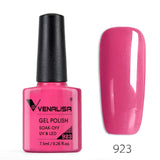 Venalisa 7.5ml soak off gel nail polish canni nail supply wholesale uv gel lacquer led color nail art glitter polish lamp