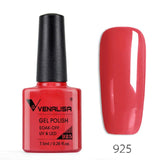 Venalisa 7.5ml soak off gel nail polish canni nail supply wholesale uv gel lacquer led color nail art glitter polish lamp